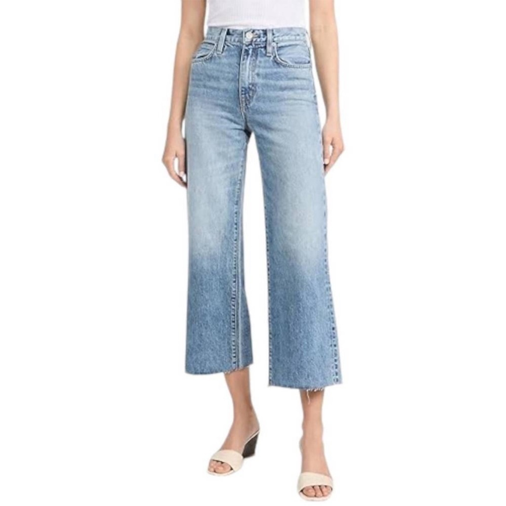 NWT SLVRLAKE Grace Crop Jeans in Lightning Strikes Size 24